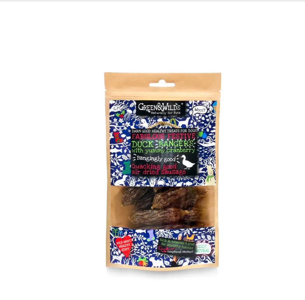 Duck + Cranberry Christmas Bangers | Green + Wild's