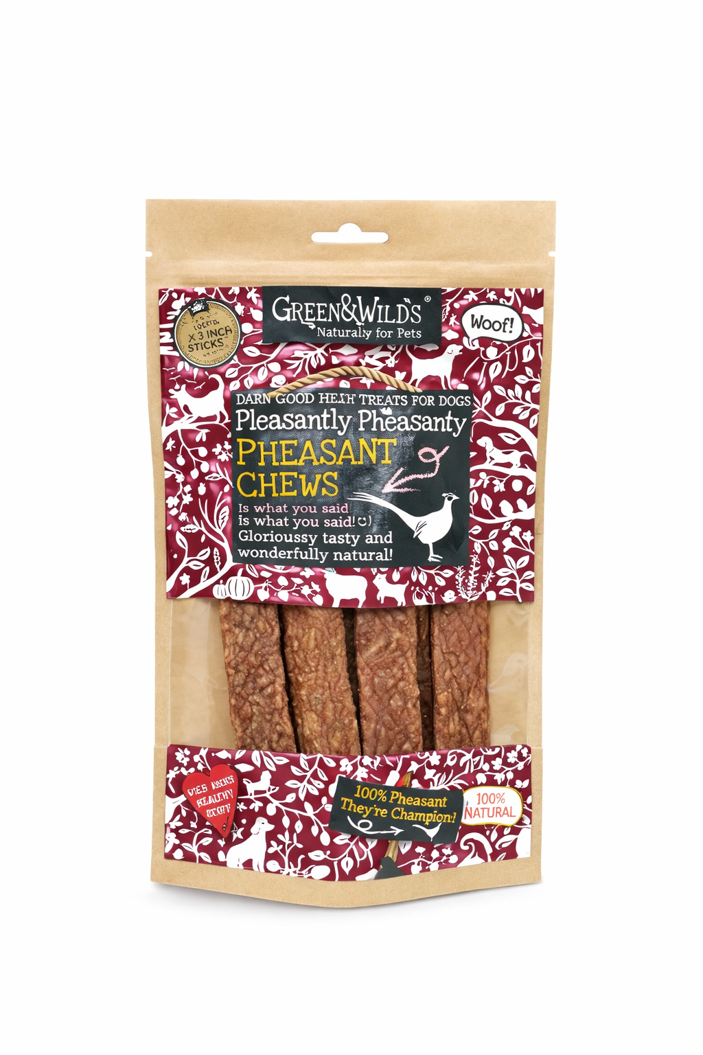 Pheasant Chews | Green & Wild's