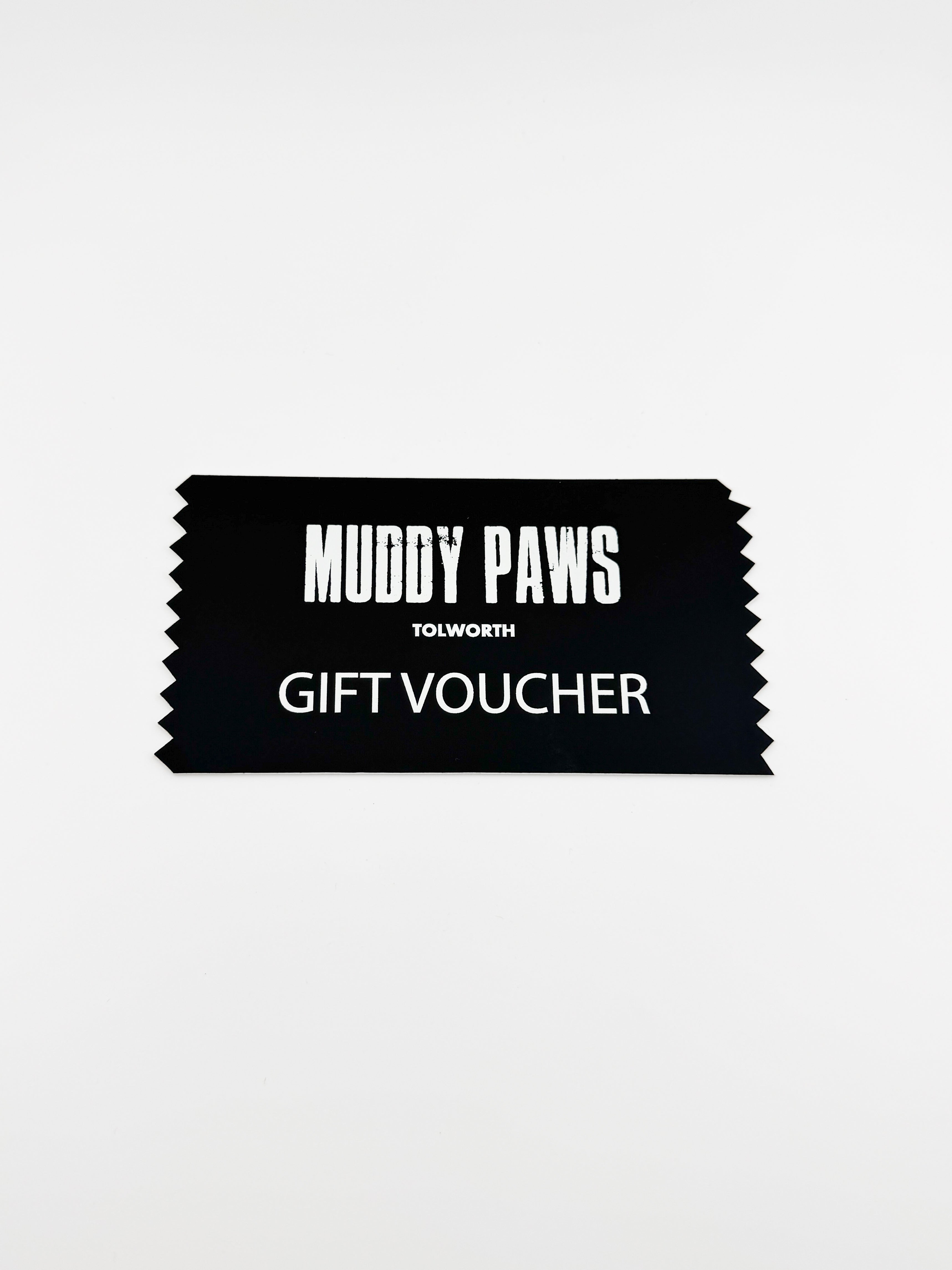 Muddy Paws Gift Card