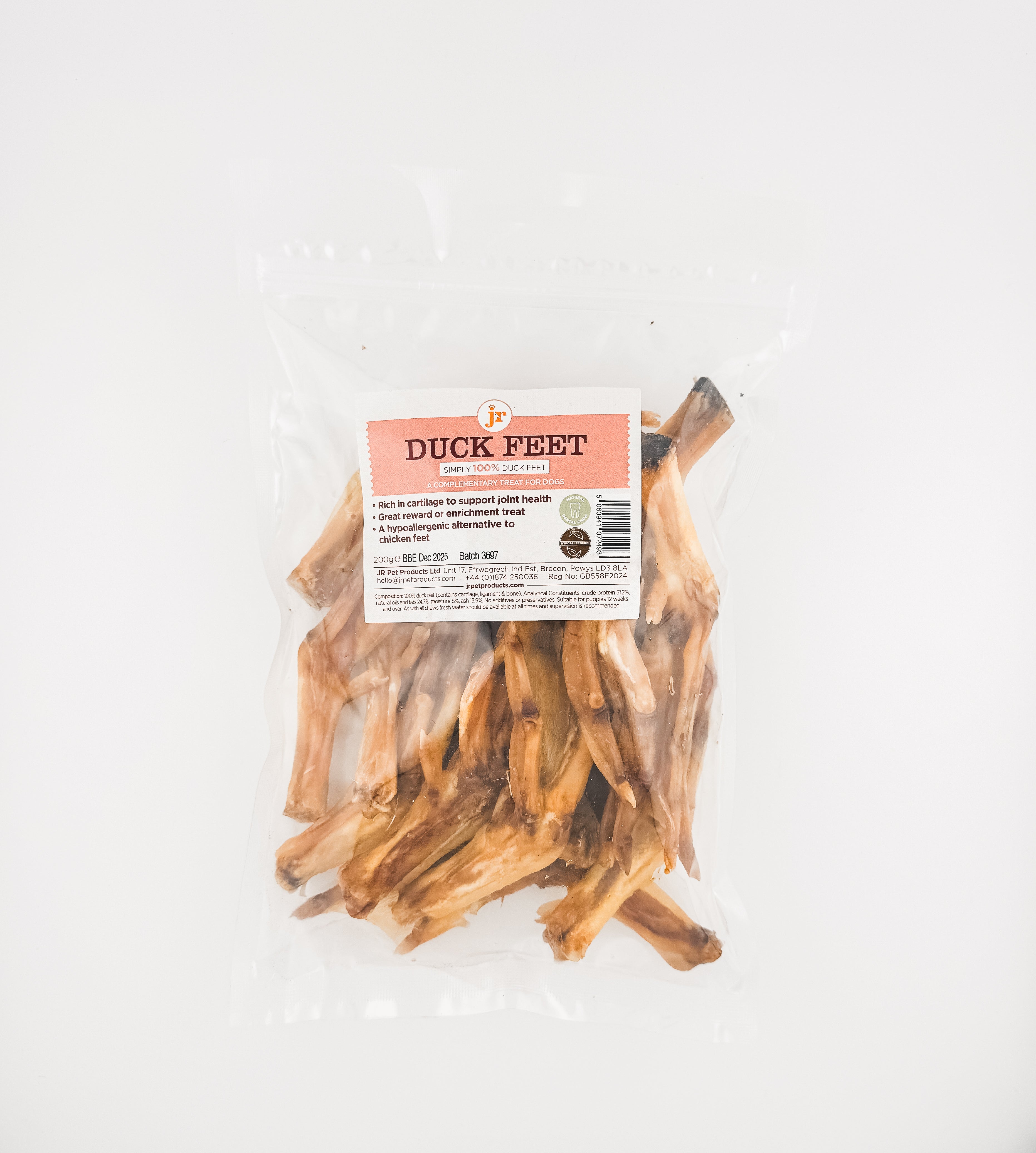 JR Pets | Natural Duck Feet  | Treats
