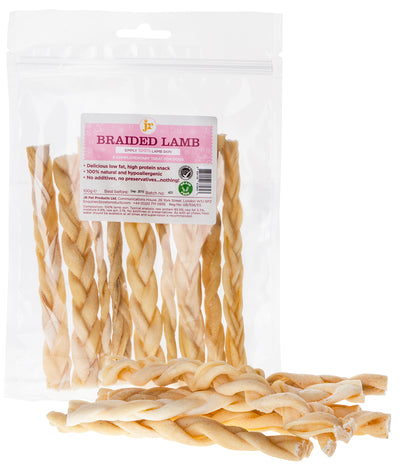 JR Pets | Braided Lamb | Treats
